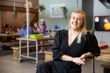 'De kinderen iets meegeven, dat vind ik het leukst.'